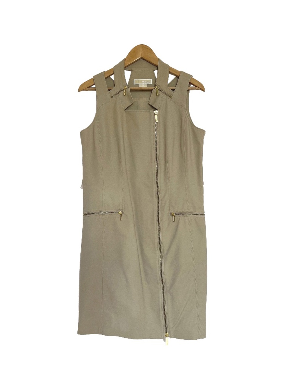 Zip Front Stretch Dress